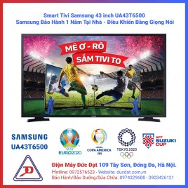 Tivi Samsung Smart UA43T6500 43 inch Mới 2020